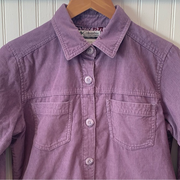Columbia Jackets & Blazers - Columbia Lavender Corduroy Jacket / Shacket